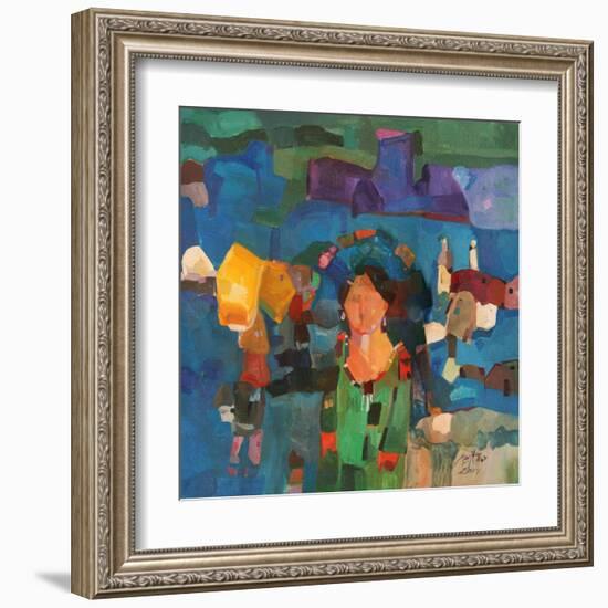 Isere-Mohammed Jassim Al-Zubaidi-Framed Art Print