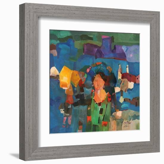 Isere-Mohammed Jassim Al-Zubaidi-Framed Art Print