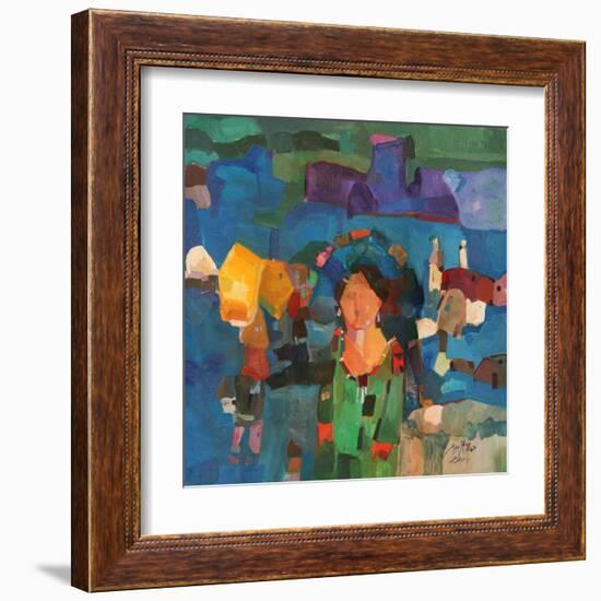 Isere-Mohammed Jassim Al-Zubaidi-Framed Art Print