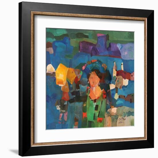 Isere-Mohammed Jassim Al-Zubaidi-Framed Art Print