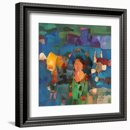 Isere-Mohammed Jassim Al-Zubaidi-Framed Art Print