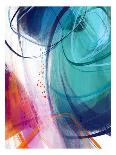 Turquoise No. 2-Ishita Banerjee-Framed Stretched Canvas