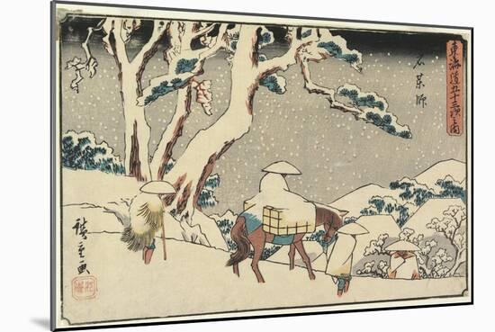 Ishiyakushi, 1841-1842-Utagawa Hiroshige-Mounted Giclee Print
