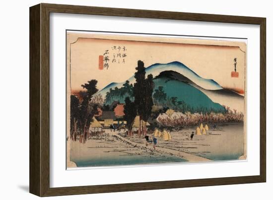 Ishiyakushi-Utagawa Hiroshige-Framed Giclee Print