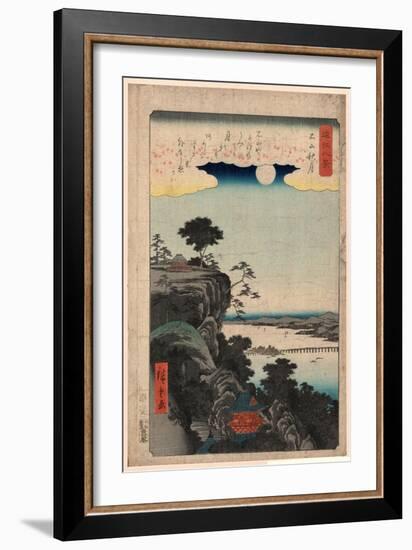 Ishiyama No Shugestu-Utagawa Hiroshige-Framed Giclee Print