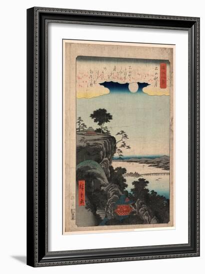 Ishiyama No Shugestu-Utagawa Hiroshige-Framed Giclee Print