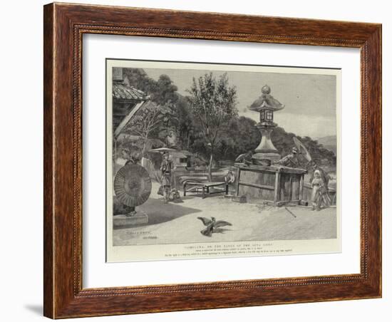 Ishiyama, on the Banks of the Seta River-Charles Edwin Fripp-Framed Giclee Print