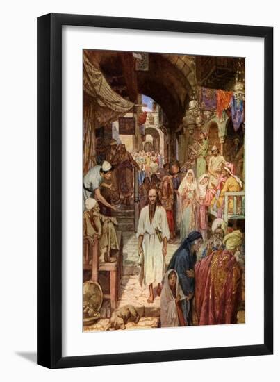 Isiah witnesses the decline of Jerusalem - Bible-William Brassey Hole-Framed Giclee Print