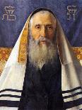 Rabbi with Prayer Shawl-Isidor Kaufmann-Art Print