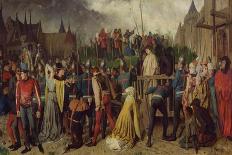 Joan of Arc (1412-31) Being Led to Her Death, 1867-Isidore Patrois-Framed Giclee Print