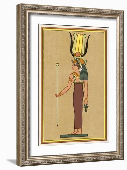 Isis as Isis-Sept One of Her Many Forms-E.a. Wallis Budge-Framed Art Print