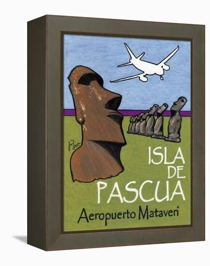 Isla de Pascua-Jean Pierre Got-Framed Stretched Canvas