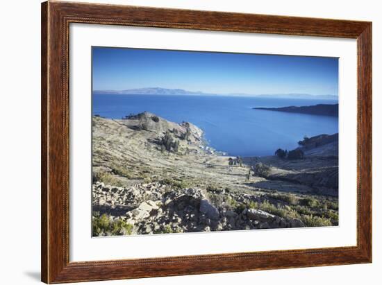 Isla del Sol (Island of the Sun), Lake Titicaca, Bolivia, South America-Ian Trower-Framed Photographic Print