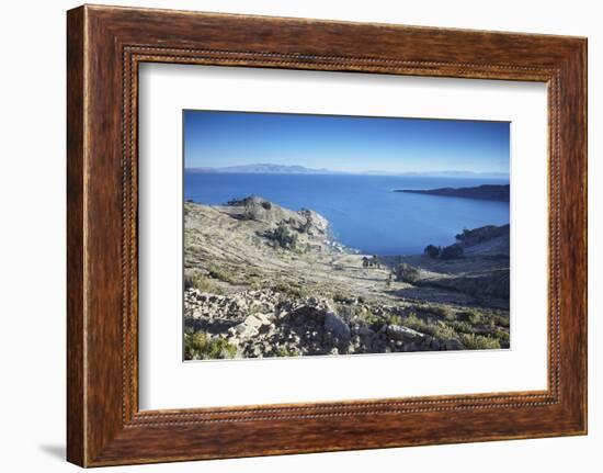 Isla del Sol (Island of the Sun), Lake Titicaca, Bolivia, South America-Ian Trower-Framed Photographic Print