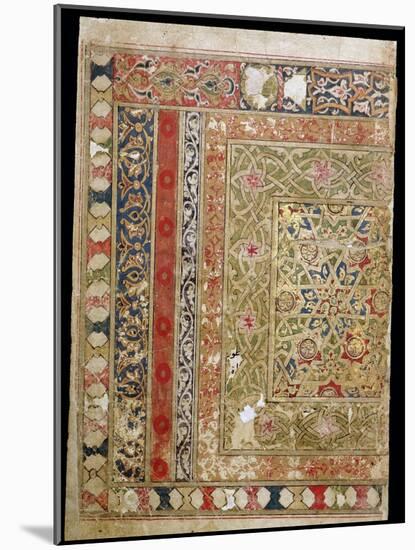 Islamic manuscript leaf-Werner Forman-Mounted Giclee Print