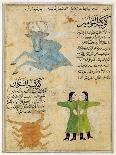 Ms E-7 Fol.23A the Constellations of the Bull, the Twins and the Crab-Islamic School-Giclee Print