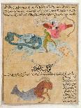 Ms E-7 Fol.26B the Constellations of the Dog and the Keel-Islamic School-Framed Giclee Print