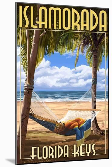 Islamorada, Florida Keys - Hammock Scene-Lantern Press-Mounted Art Print