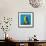Island Birds Square II-Julie DeRice-Framed Art Print displayed on a wall