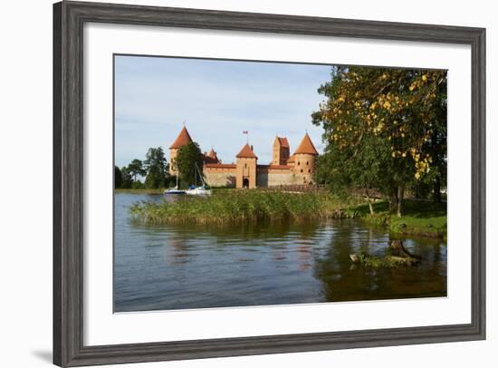 Island Castle of Trakai Near Vilnius, Lithuania, Europe-Bruno Morandi-Framed Photographic Print