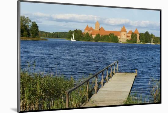 Island Castle of Trakai Near Vilnius, Lithuania, Europe-Bruno Morandi-Mounted Photographic Print