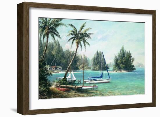 Island Cove-Art Fronckowiak-Framed Art Print