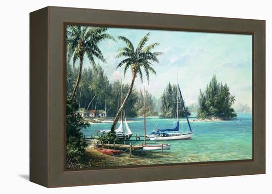 Island Cove-Art Fronckowiak-Framed Stretched Canvas