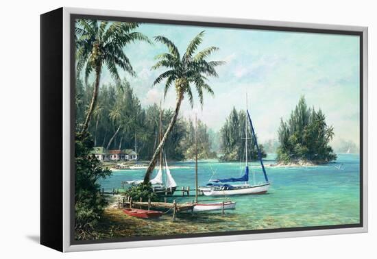 Island Cove-Art Fronckowiak-Framed Stretched Canvas