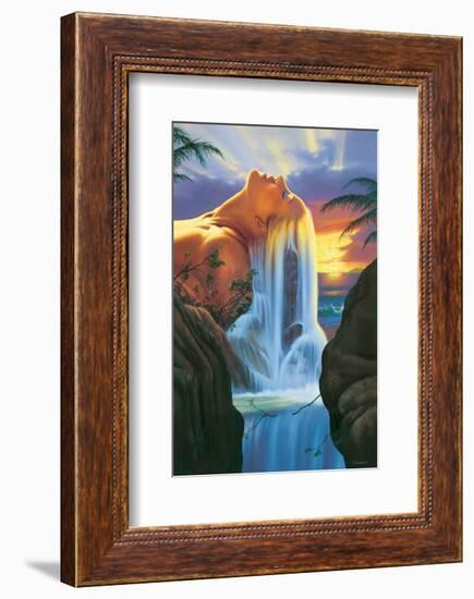 Island Dreams-Jim Warren-Framed Premium Giclee Print