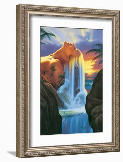 Island Dreams-Jim Warren-Framed Premium Giclee Print