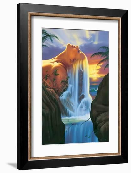 Island Dreams-Jim Warren-Framed Premium Giclee Print