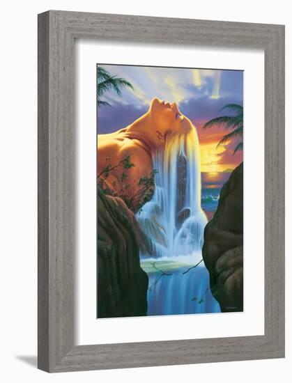 Island Dreams-Jim Warren-Framed Premium Giclee Print