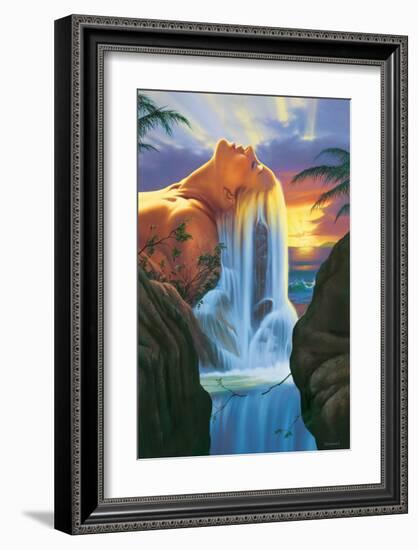 Island Dreams-Jim Warren-Framed Premium Giclee Print