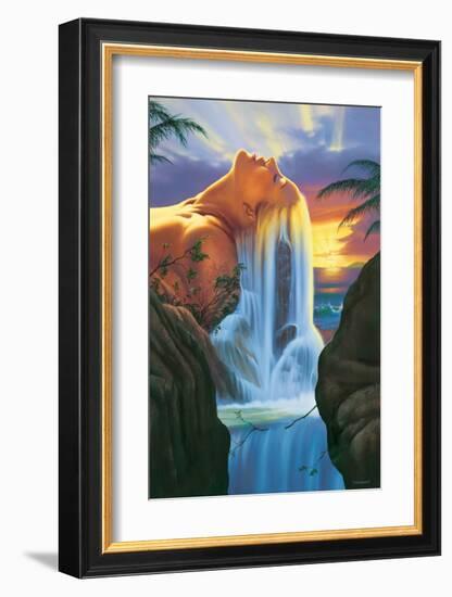 Island Dreams-Jim Warren-Framed Premium Giclee Print