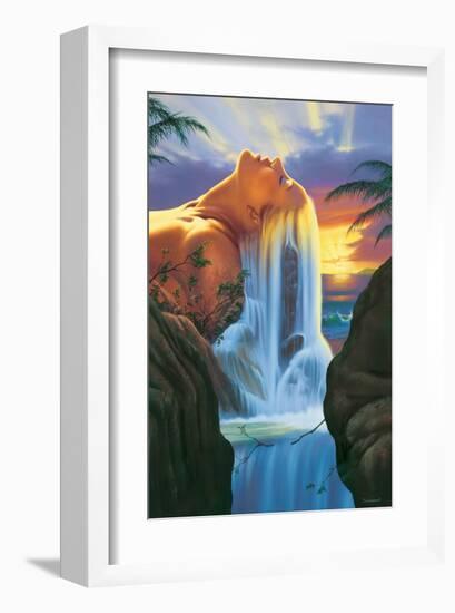 Island Dreams-Jim Warren-Framed Premium Giclee Print