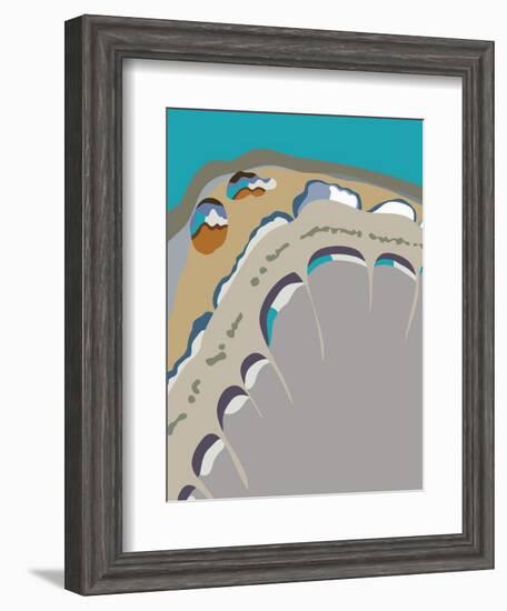 Island Droplets-Belen Mena-Framed Giclee Print