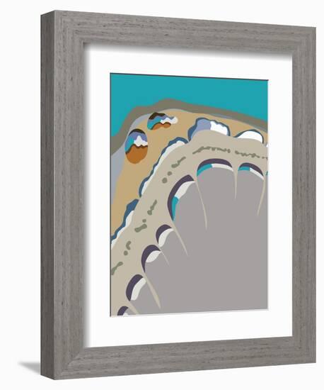 Island Droplets-Belen Mena-Framed Giclee Print