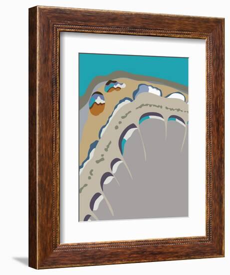 Island Droplets-Belen Mena-Framed Giclee Print