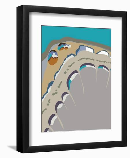 Island Droplets-Belen Mena-Framed Giclee Print