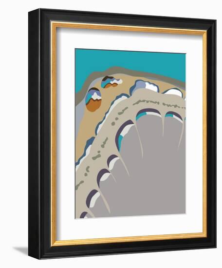 Island Droplets-Belen Mena-Framed Giclee Print