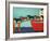 Island Ferry Black And Choc-Stephen Huneck-Framed Giclee Print