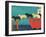 Island Ferry Champlain Black Yellow-Stephen Huneck-Framed Giclee Print