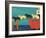 Island Ferry Champlain Black Yellow-Stephen Huneck-Framed Giclee Print