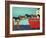 Island Ferry Mv Black And Choc-Stephen Huneck-Framed Giclee Print