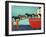 Island Ferry Mv Black And Choc-Stephen Huneck-Framed Giclee Print