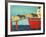 Island Ferry Nan Choc Yellow-Stephen Huneck-Framed Giclee Print