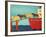 Island Ferry Nan Choc Yellow-Stephen Huneck-Framed Giclee Print