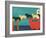 Island Ferry Nantucket Black Yellow-Stephen Huneck-Framed Giclee Print