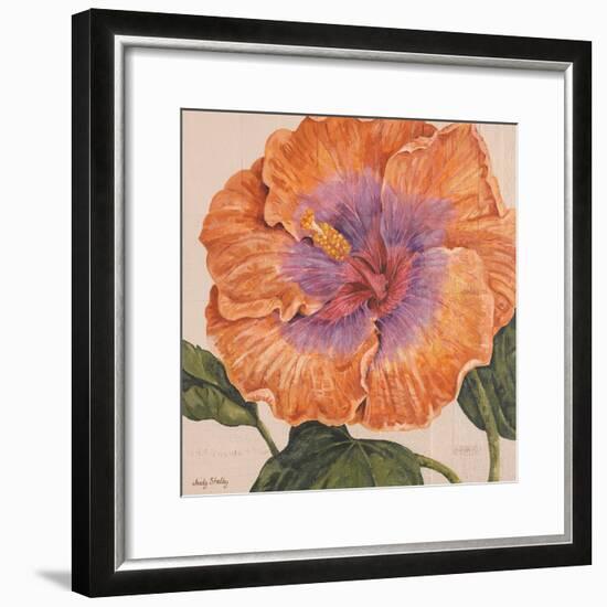 Island Hibiscus II-Judy Shelby-Framed Art Print