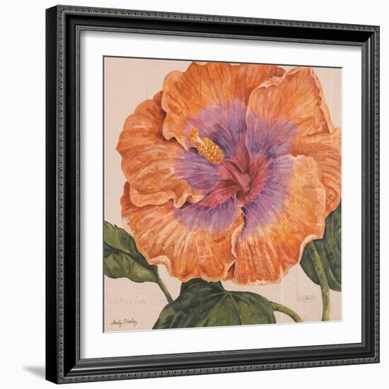 Island Hibiscus II-Judy Shelby-Framed Art Print